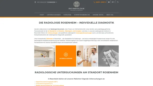 Website Screenshot: DIE RADIOLOGIE Rosenheim - Radiologie Rosenheim – DIE RADIOLOGIE Rosenheim - Date: 2023-06-20 10:41:36