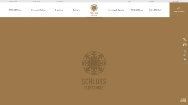 Website Screenshot: Schlosshotel Fleesensee - Urlaub im SCHLOSS Fleesensee | Mecklenburgische Seenplatte - Date: 2023-06-16 10:10:44