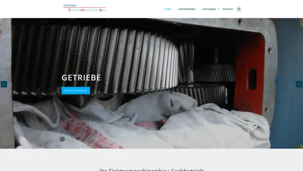 Website Screenshot: Schneider Elektromaschinenbau - Schneider Elektromaschinenbau - Date: 2023-06-20 10:41:36