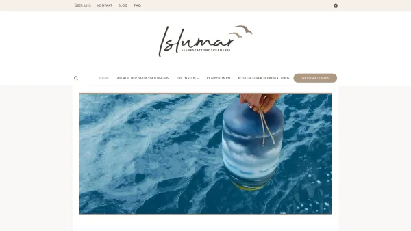 Website Screenshot: Seebestattungsreederei Islumar SL - Individuelle Seebestattung vor Mallorca - Kosten / Preise - Date: 2023-06-20 10:41:36
