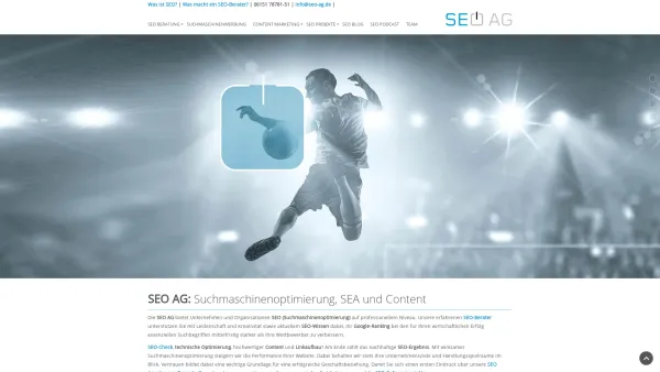 Website Screenshot: SEO-AG - SEO Beratung: Verbessern Sie Ihr Google-Ranking! | SEO AG - Date: 2023-06-20 10:41:36