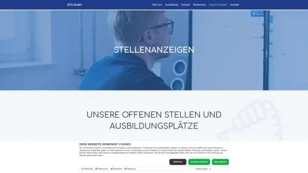 Website Screenshot: RTO Online Marketing - Jobs & Ausbildungen | RTO GmbH Medienagentur - Date: 2023-06-16 10:10:44