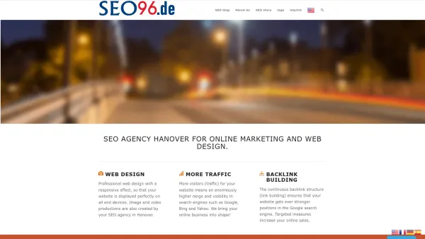 Website Screenshot: SEO96 - SEO agency Hanover for online marketing and web design. - Date: 2023-06-20 10:41:36