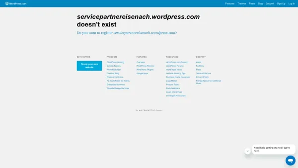 Website Screenshot: PC-SERVICEPARTNER EISENACH - WordPress.com - Date: 2023-06-16 10:10:44
