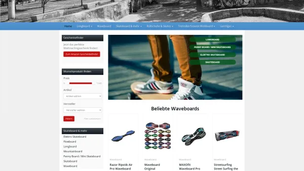 Website Screenshot: Skate-Guru - lI❶Il Skate Guru - Informationsportal & Shop für Skater ✅ - Date: 2023-06-16 10:10:44