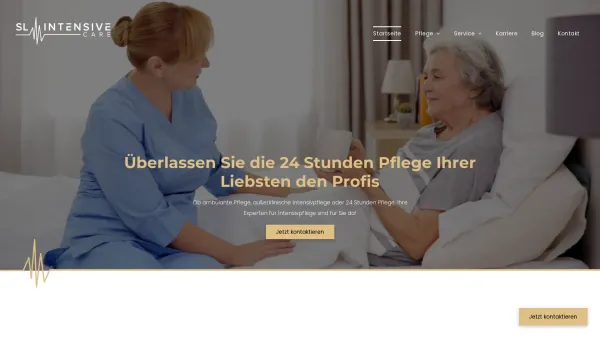 Website Screenshot: SL Intensive Care - Intensivpflege | München | SL Intensive Care GmbH - Date: 2023-06-20 10:41:36
