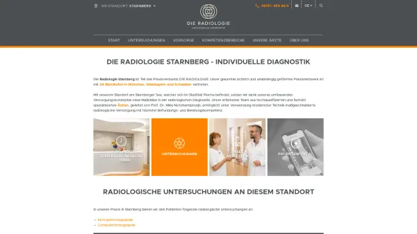 Website Screenshot: DIE RADIOLOGIE Starnberg - Radiologie Starnberg – DIE RADIOLOGIE Starnberg - Date: 2023-06-20 10:41:39