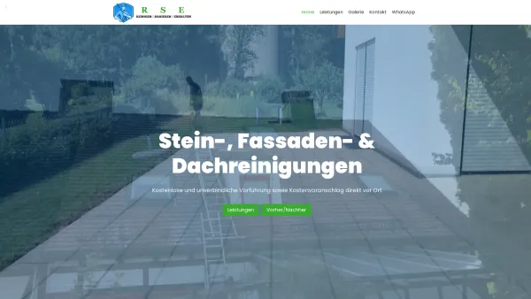 Website Screenshot: RSE Marcel Nilüfer - Profi Steinreinigung, Fassadenreinigung & Dachreinigung - Date: 2023-06-20 10:41:39