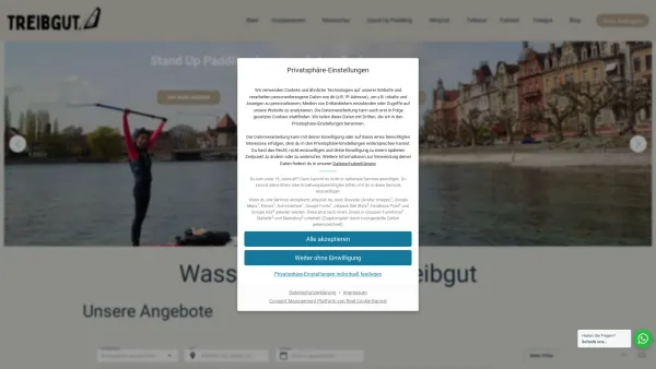Website Screenshot: Der Surf Bauch - Wassersport & Surfschule - Treibgut Neue Surfschule am Bodensee - Date: 2023-06-20 10:41:39