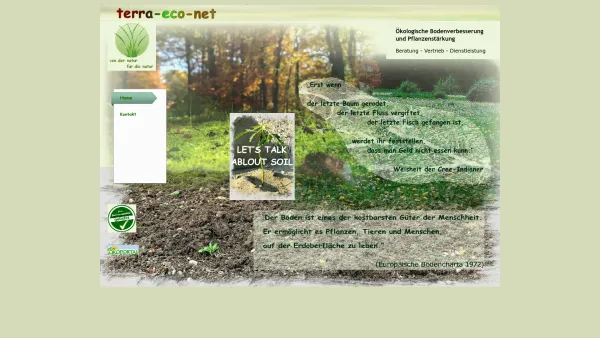 Website Screenshot: terraeconet Biotechnologieprodukte - terraeconet-Home - Date: 2023-06-16 10:10:44