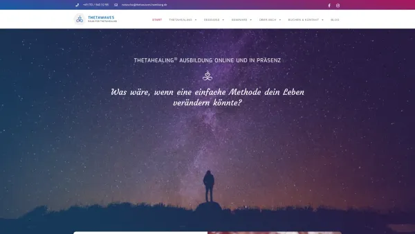 Website Screenshot: Thetawaves Hamburg - Thetahealing Ausbildung Hamburg | Thetawaves - Date: 2023-06-20 10:41:39