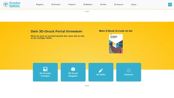 Website Screenshot: threedom.de 3D Druck - 3D-Druck: Die Welt der Schichten - erklärt von threedom.de - Date: 2023-06-20 10:41:39
