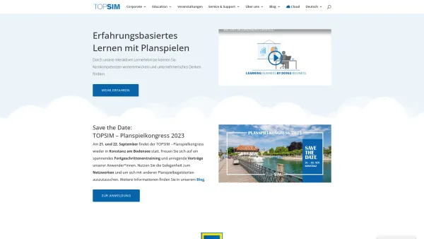 Website Screenshot: TOPSIM GmbH - Unternehmensplanspiele – Learning by Doing | TOPSIM - Date: 2023-06-20 10:41:39