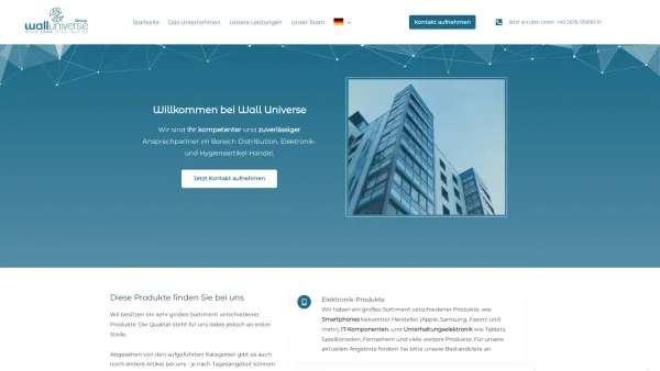 Website Screenshot: Wall Universe GmbH - âž¤ Wall Universe GmbH | Großhandel - Date: 2023-06-20 10:41:42