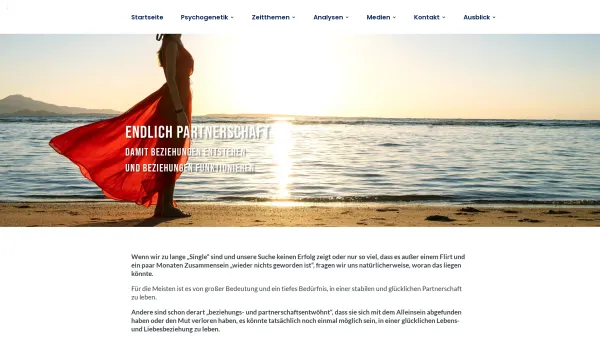 Website Screenshot: Singlecoach Sara Maria von Hardenberg - Warum bin ich Single? Test, Anaylse und Beratung - Date: 2023-06-20 10:41:42