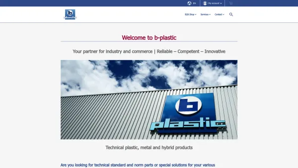 Website Screenshot: b-plastic Walter Bethke GmbH & Co. KG Kunststoffverarbeitung - Homepage - b-plastic - Date: 2023-06-16 10:10:47