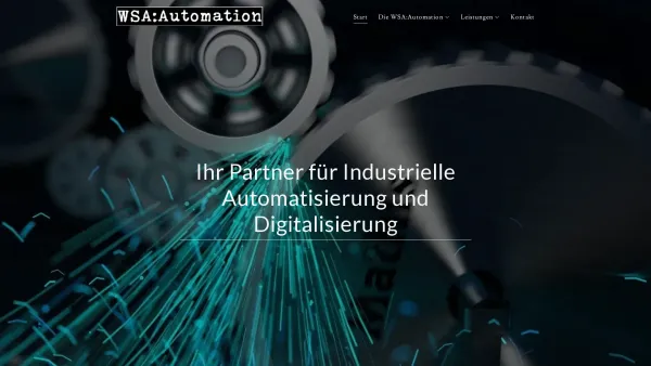 Website Screenshot: WSAAutomation - Automatisierungstechnik - WSA:Automation - Date: 2023-06-20 10:41:42