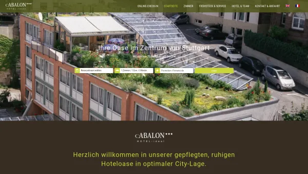 Website Screenshot: ABALON HOTEL ideal - ABALON HOTEL ideal*** – Ihr Hotel in Stuttgart - Date: 2023-06-16 10:10:47
