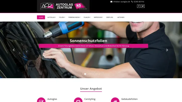 Website Screenshot: ACR Autoglas-Center Rauxel GmbH -  4x im  Ruhrgebiet - ACR Autoglas - - Date: 2023-06-16 10:10:51