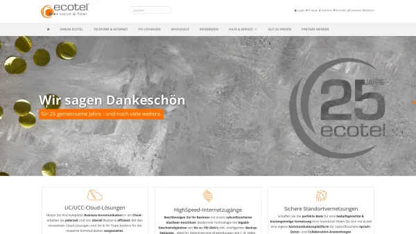 Website Screenshot: ADTG Allgemeine Telefondienstleistungs GmbH -  Immer gut verbunden! - ecotel communication ag - Der ITK-Spezialist für den Mittelstand - Date: 2023-06-16 10:10:51