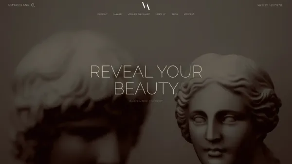 Website Screenshot: aesthetic LOUNGE - Homepage - YY aesthetics - Date: 2023-06-16 10:10:51