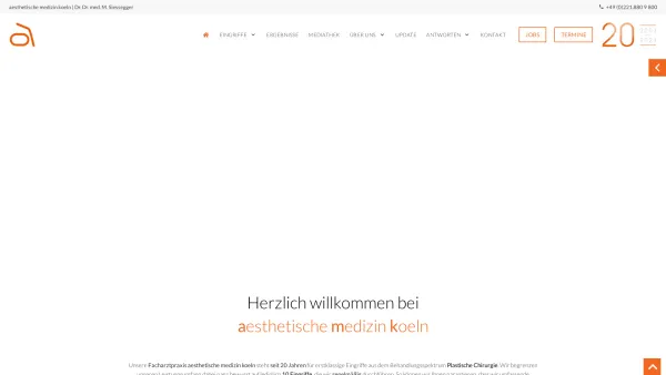Website Screenshot: aesthetische medizin koeln - aesthetische medizin koeln | Dr. Dr. med. Matthias Siessegger - Date: 2023-06-20 10:41:45