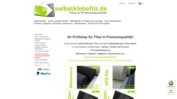 Website Screenshot: Autohaus Hoffmann GmbH & Co.KG -  Das   be merkenswerte Autohaus - selbstklebefilz.de - Ihr Profishop für selbstklebende Filze! - Date: 2023-06-16 10:10:51