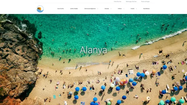 Website Screenshot: alanyaa.de - Urlaub in Alanya - Der ideale Reiseführer für Reisen in die Türkei - Date: 2023-06-20 10:41:45