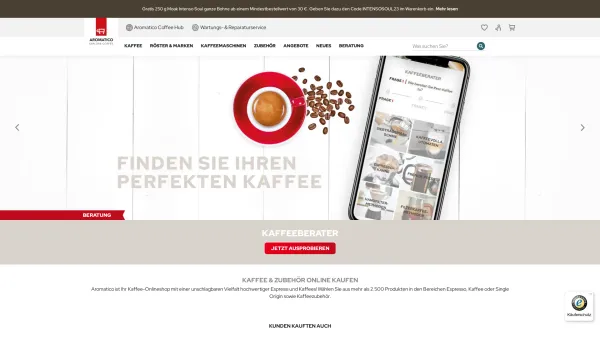 Website Screenshot: Allvendo GmbH - Kaffee & Zubehör online kaufen | Aromatico - Date: 2023-06-16 10:10:54