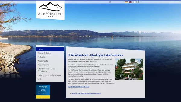 Website Screenshot: Alpenblick - Hotel Überlingen on Lake Constance: Hotel Alpenblick - Date: 2023-06-16 10:10:54
