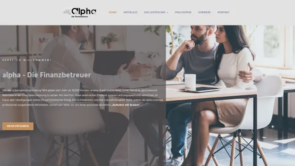 Website Screenshot: alpha · Der Vermögensmanager - alpha – Ihr Finanzberater - Date: 2023-06-16 10:10:54