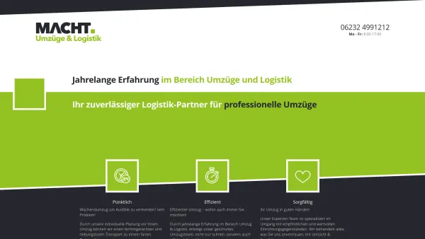 Website Screenshot: AM-Umzüge - Umzugsunternehmen - MACHT Umzüge & Logistik - Date: 2023-06-16 10:10:54