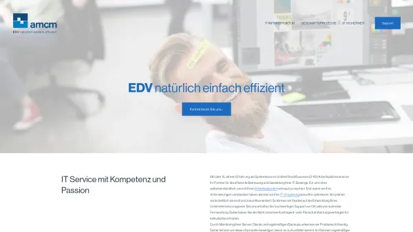 Website Screenshot: amcm -  Beratung · Ausführung · Betreuung - amcm GmbH - EDV natürlich einfach effizient - Date: 2023-06-16 10:10:54