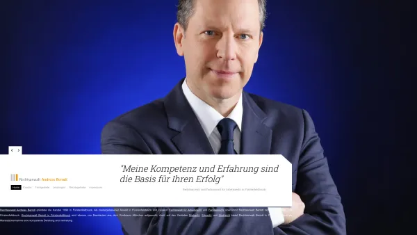 Website Screenshot: Rechtsanwalt Andreas Berndt - Rechtsanwalt | Fachanwalt in Fürstenfeldbruck - Date: 2023-06-16 10:10:57