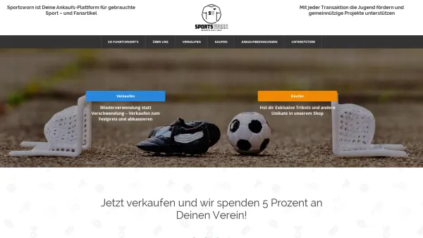 Website Screenshot: Sportsworn Jonas Schmidt - Sportsworn - Ankauf und Verkauf gebrauchter Sportartikel - Date: 2023-06-20 10:41:45
