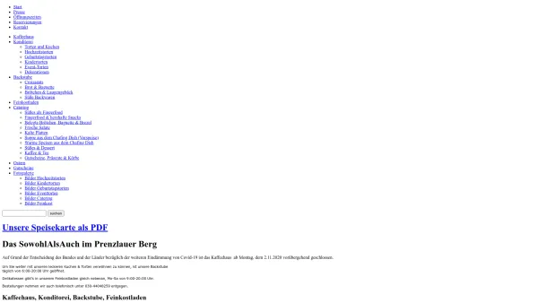 Website Screenshot: Anna Blumenladen - Torten & Backwaren & Catering | SowohlAlsAuch Berlin-Prenzlauer Berg - Date: 2023-06-16 10:10:57
