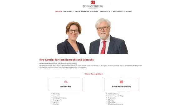 Website Screenshot: Anwaltskanzlei Schwackenberg & Saathoff Rechtsanwälte - Startseite / Anwaltskanzlei & Notariat Schwackenberg - Date: 2023-06-16 10:10:57