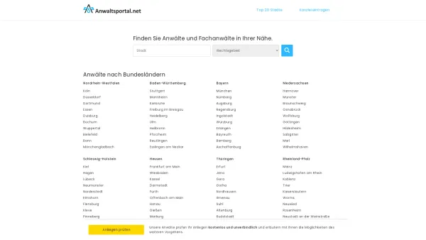Website Screenshot: The-Automotive-Network.de - Anwälte und Fachanwälte für viele Städte - Anwaltsportal.net - Date: 2023-06-20 10:41:45