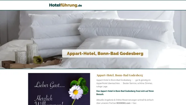Website Screenshot: Appart-Hotel Bad Godesberg GdbR - Appart-Hotel Bonn - Bad Godesberg - Sonderangebote nutzen - Date: 2023-06-16 10:10:57