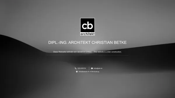Website Screenshot: Architektenoffice - Wir arbeiten gerade an unserer Website - Date: 2023-06-16 10:11:00