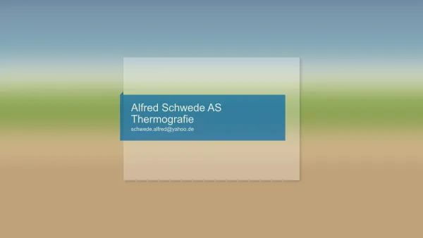 Website Screenshot: AS ThermoGrafie Alfred Schwede - Alfred Schwede AS Thermografie - schwede.alfred@yahoo.de - Date: 2023-06-16 10:11:00