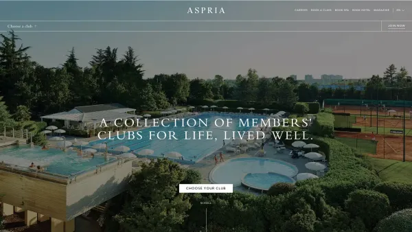 Website Screenshot: Aspria Hannover Maschsee - Members’ clubs for wellbeing and fitness | Aspria - Date: 2023-06-16 10:11:00