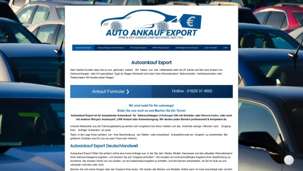 Website Screenshot: Autoankauf export - Autoankauf Export Durch Auto Verkaufen zum Bestpreis Top Service - Auto zum Export Verkaufen! - Date: 2023-06-16 10:11:04
