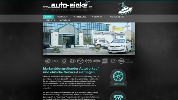Website Screenshot: Auto Eicke GmbH -  Der Weg zu Eicke lohnt, auch wenn man etwas  weiter wohnt! - Autoverkauf Berlin - Auto Eicke | Autohändler Berlin - Date: 2023-06-16 10:11:04