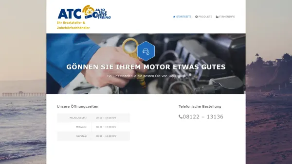 Website Screenshot: A.T.C. - Auto Teile Center - Ersatzteile und Zubehör - ATC - Auto Teile Center Erding - Date: 2023-06-16 10:11:04