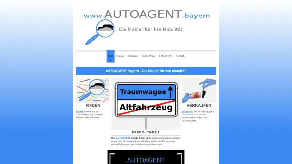 Website Screenshot: AUTOAGENT Bayern - AUTOAGENT.bayern - Ihre Automakler - Date: 2023-06-20 10:41:48