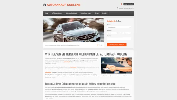 Website Screenshot: Autoankauf Koblenz - Autoankauf Koblenz : Ihr Gebrauchtwagen Pkw Kfz Ankauf - Date: 2023-06-16 10:11:04