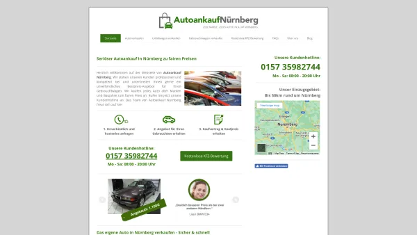 Website Screenshot: Autoankauf Stuttgart - Autoankauf Nürnberg - Auto verkaufen in Nürnberg - Date: 2023-06-16 10:11:07