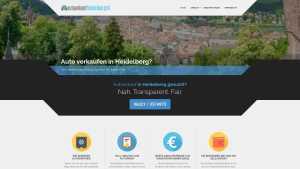Website Screenshot: Autoankauf Heidelberg 24 - Autoankauf Heidelberg 24 • Auto verkaufen zum Bestpreis - Date: 2023-06-20 10:41:48