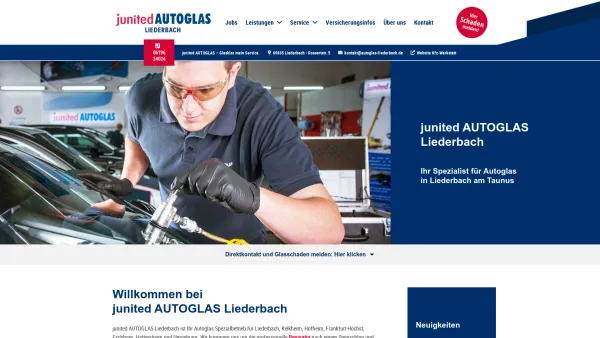Website Screenshot: junited AUTOGLAS Liederbach Gilles & Becht GmbH - junited AUTOGLAS Liederbach - Date: 2023-06-16 10:11:07